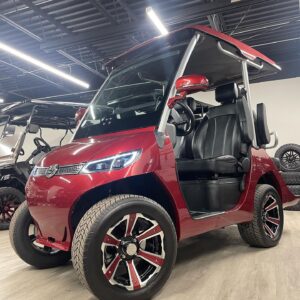 red 2024 evolution d3 golf cart for sale