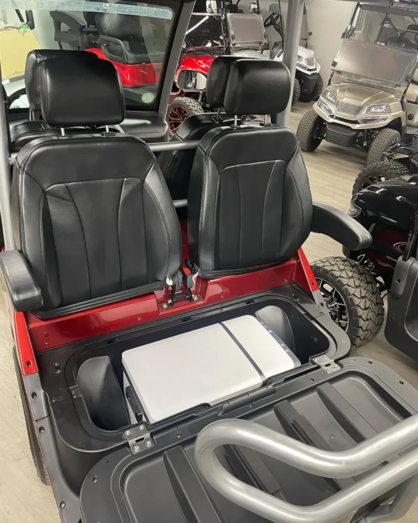 red 2024 evolution d3 golf cart for sale