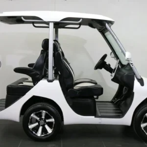 white 2024 evolution d3 electric golf cart