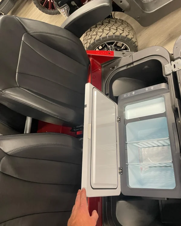 red 2024 evolution d3 golf cart for sale