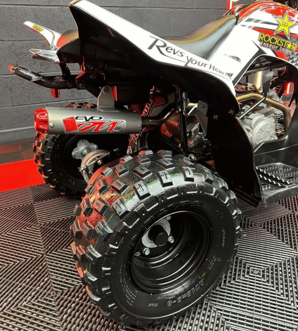 red 2020 yamaha yfm 90 atv 12v