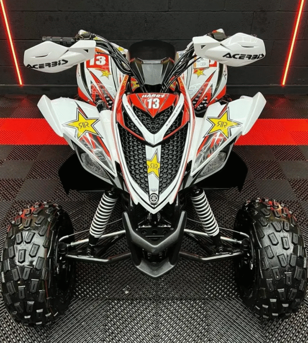 red 2020 yamaha yfm 90 atv 12v